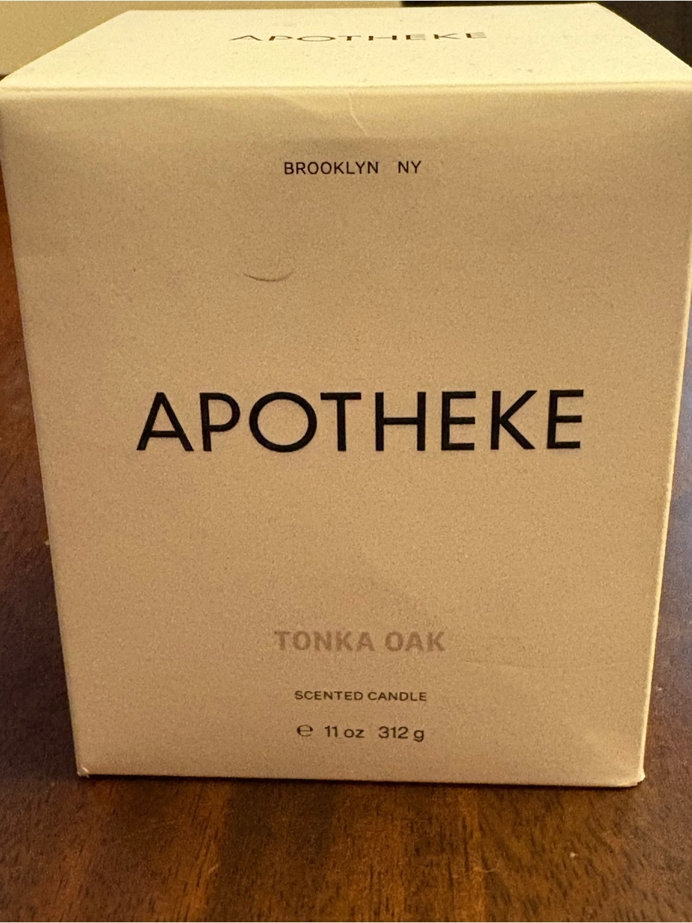 Apotheke Tonka Oak 11 oz candle NIB